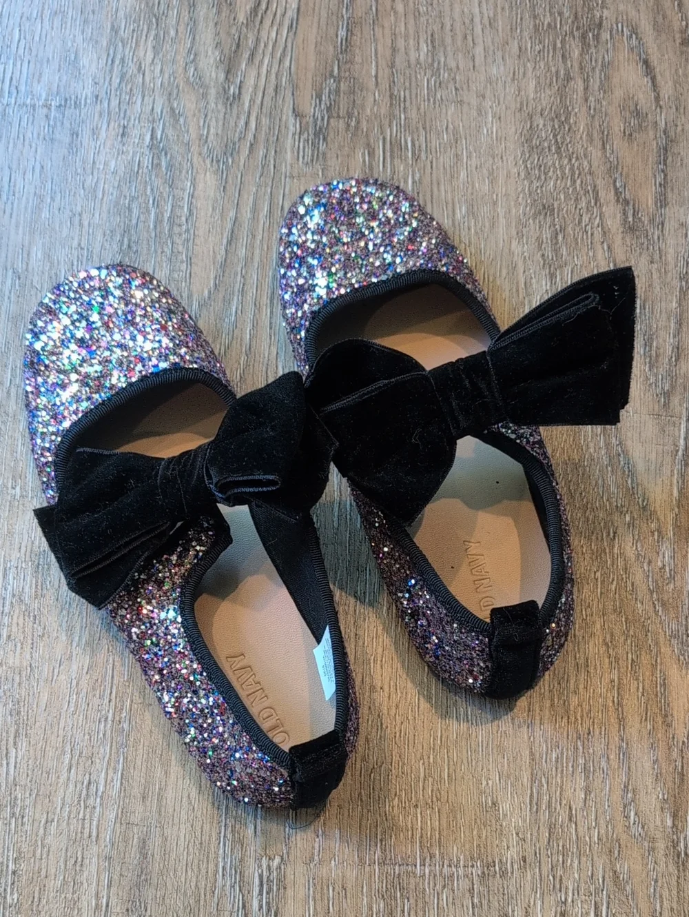 Glitter Ballet Flats Girls Size 1